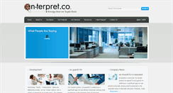 Desktop Screenshot of en-terpret.com