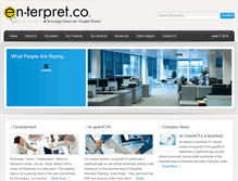 Tablet Screenshot of en-terpret.com